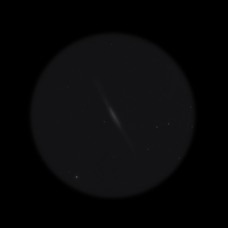 sketch NGC 5907 Splinter Galaxy