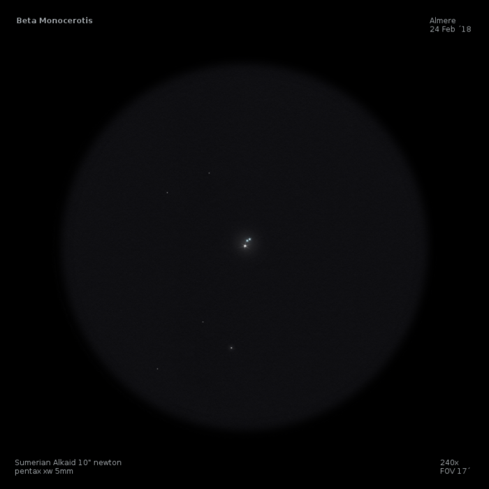 sketch Beta Monocerotis - STF 919