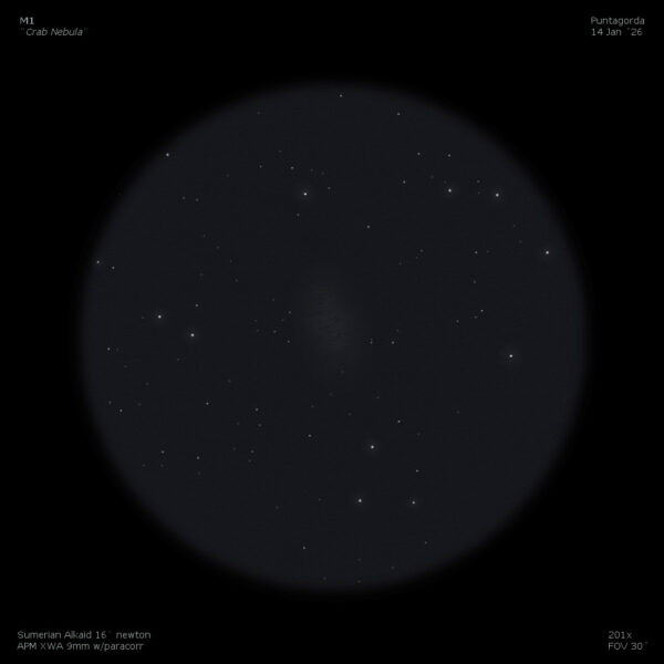 sketch m1 messier 1 crab nebula