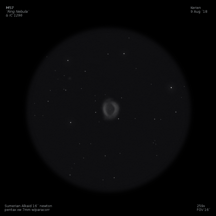 sketch messier 57 m57 ring nebula