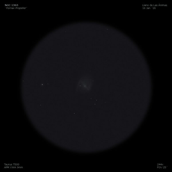 sketch ngc 1365 fornax propeller