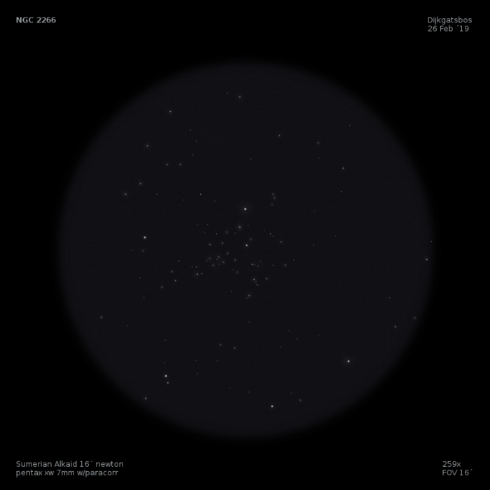 sketch NGC 2266