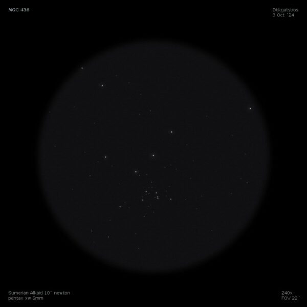 sketch NGC 436