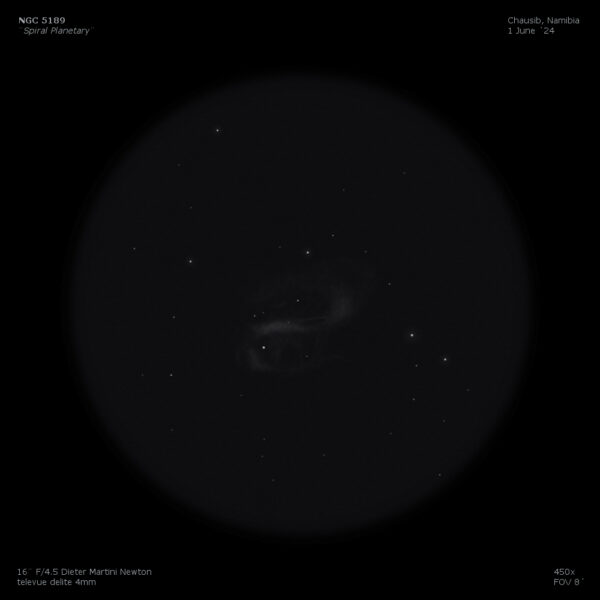 sketch NGC 5189 Spiral Planetary