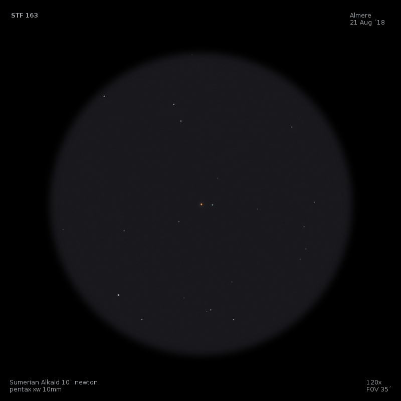 stf 163, a double star in cassiopeia