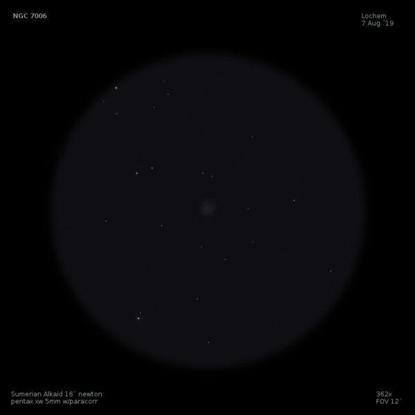 sketch Caldwell 42 NGC 7006