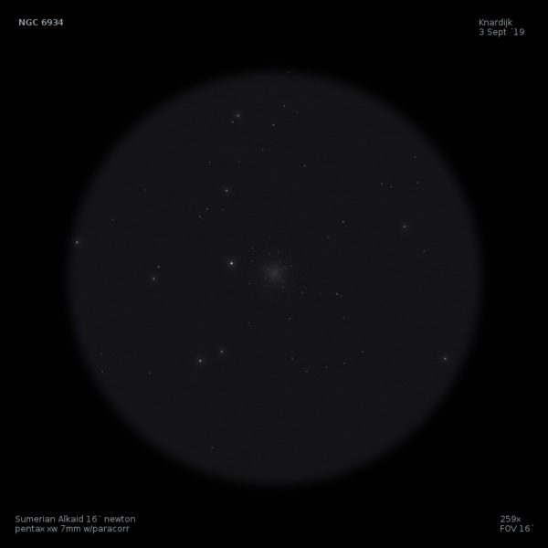 sketch Caldwell 47 NGC 6934