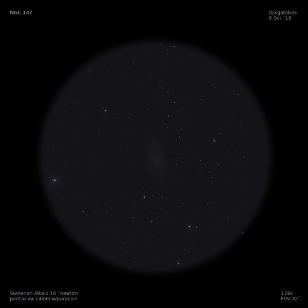 sketch Caldwell 17 NGC 147