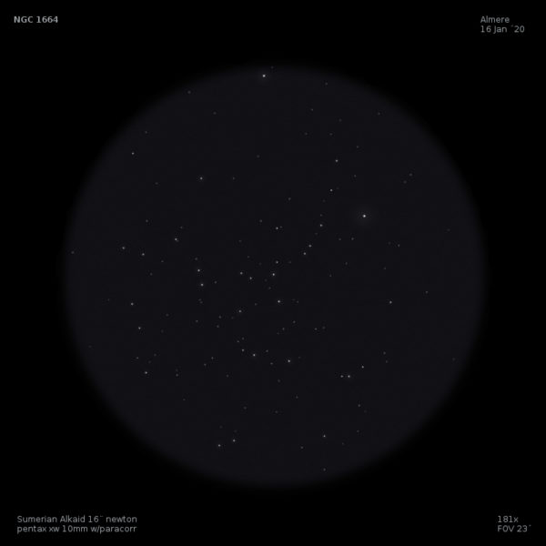 sketch NGC 1664