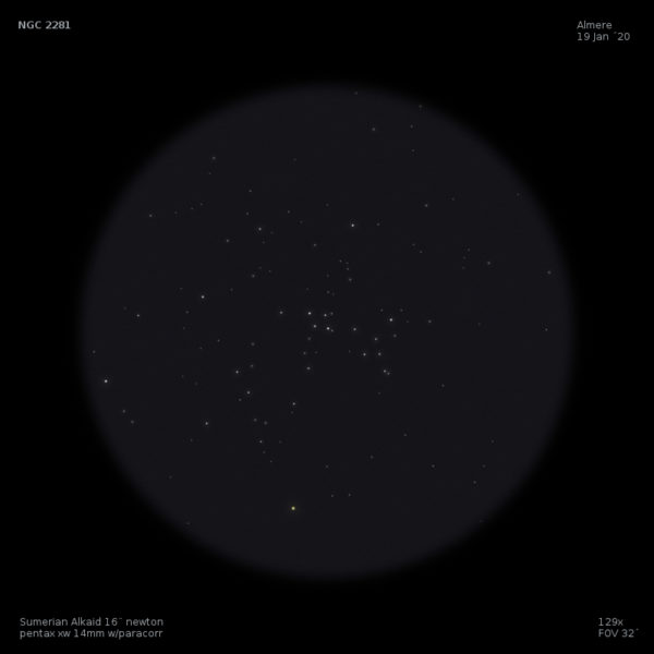 sketch NGC 2281