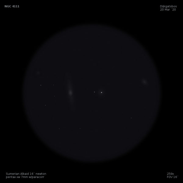 sketch NGC 4111