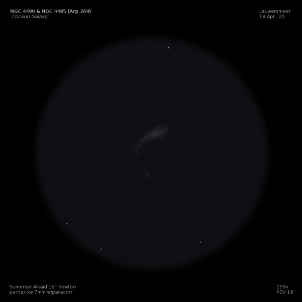 cocoon galaxy ngc 4490 4485 arp 269
