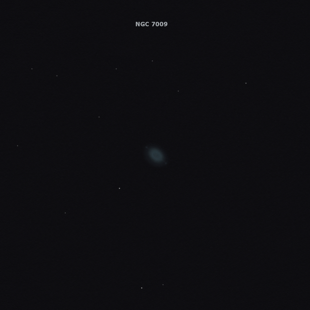 sketch ngc 7009 saturn nebula