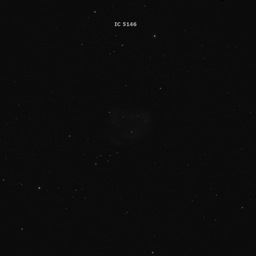sketch ic 5146 cocoon nebula