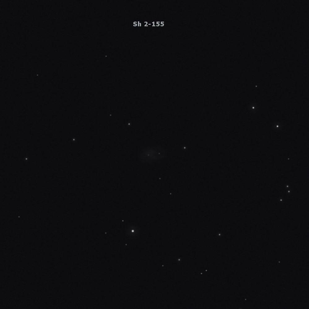 sketch Sh 2-155 cave nebula