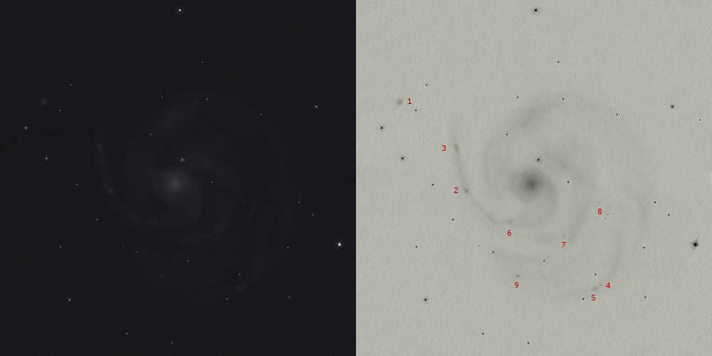 sketch m101 messier 101 pinwheel galaxy