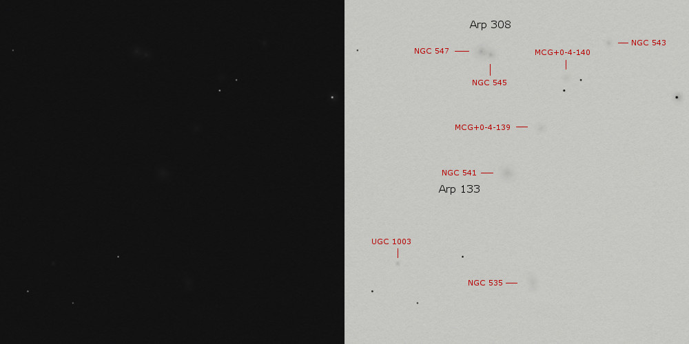 sketch arp 133 ngc 541