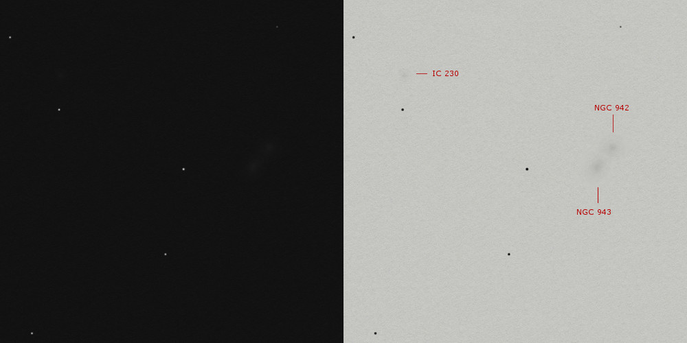 sketch arp 309 ngc 942 ngc 943