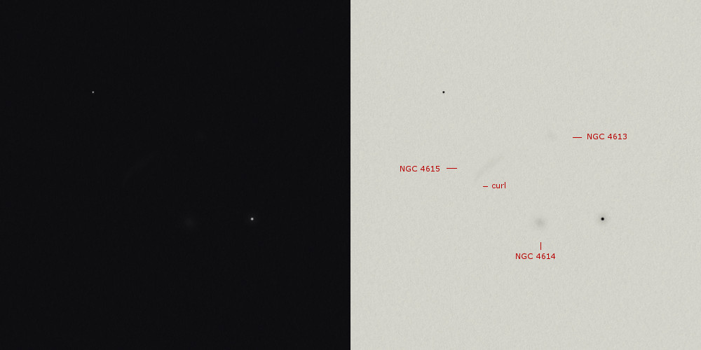 sketch ngc 4613 ngc 4614 ngc 4615