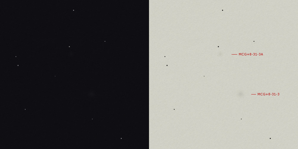 sketch zwicky's triplet arp 103